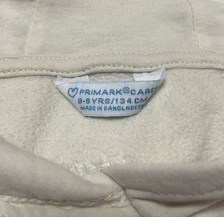 Фирменный спортивный костюм Primark на флисе, молоко, 8-9 лет