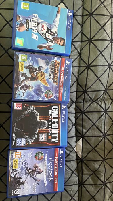 Quatro jogos para PS4