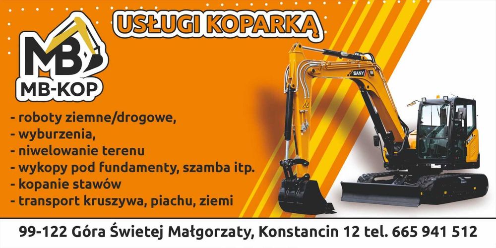 Roboty ziemne i transport