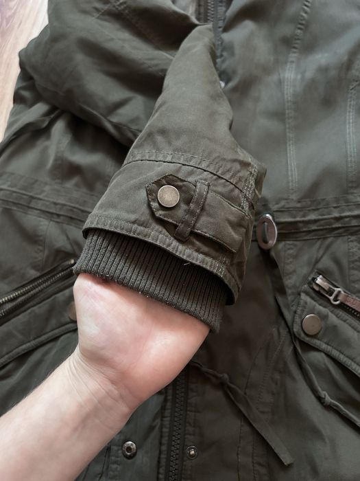 Kurtka khaki ocieplana