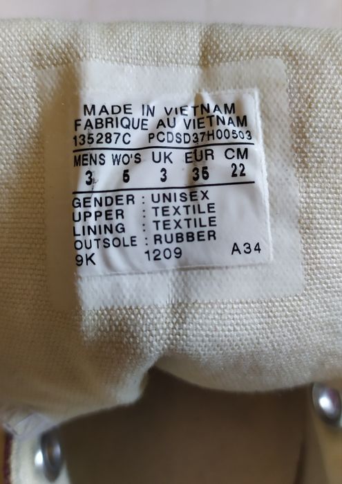 Кеды / Кеди Converse. Размер 35(22 см)