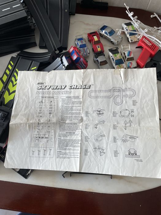 Vintage Artin Skyway Chase Road Racing Car Circuit Pista carros Antiga
