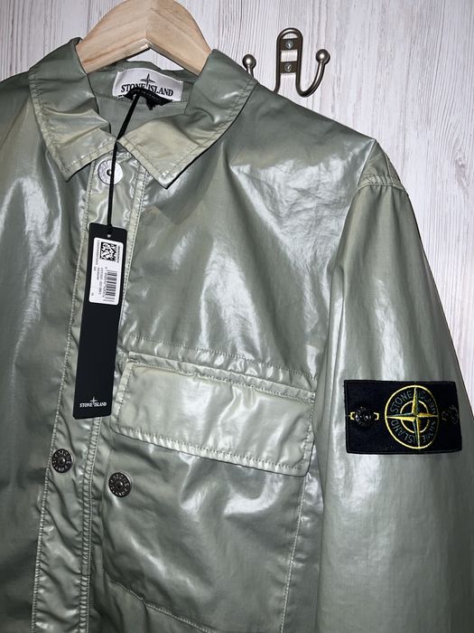 Stone Island Mussola Gommata-Tc Garment Dyed Jacket