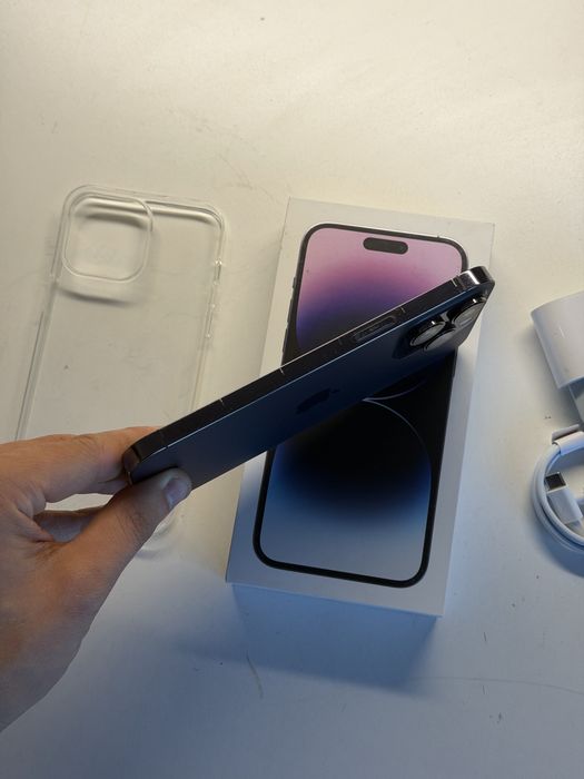 iPhone 14 Pro Max 128gb fioletowy bateria 100% komplet