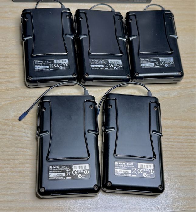 Shure SLX, Shure ULXP, радіомікрофон, бодіпак та головна гарнітура
