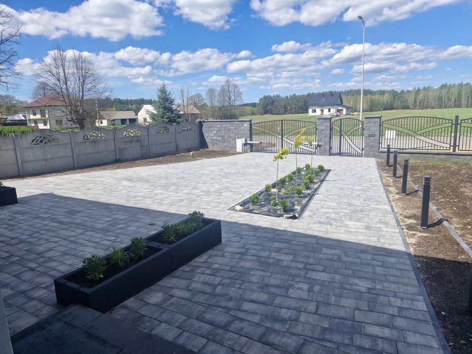 Ukladanie kostki brukowej brukarstwo kostka brukowa