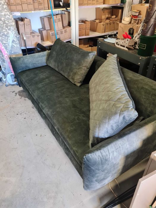 Wersalka typu DL zielony welur