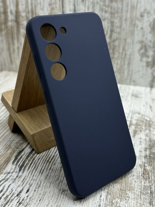 Не пачкаются! Чехол Silicone Case на Samsung S23/ S23 Plus/ FE Чохол