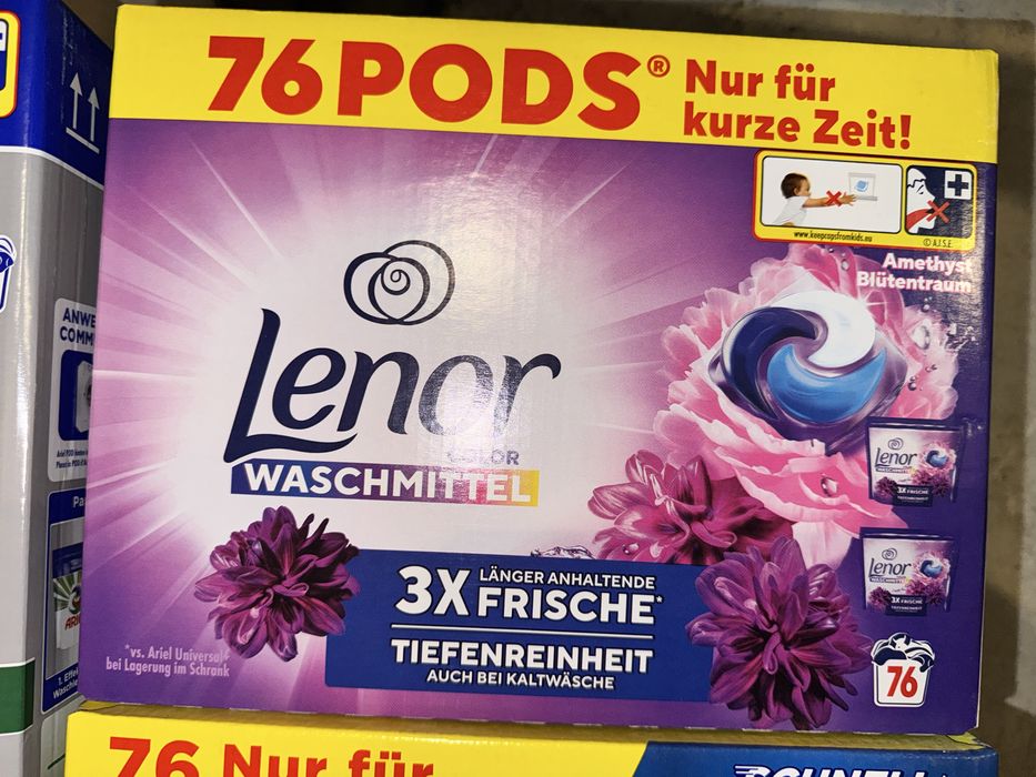 Lenor kapsułki z Niemiec 76 szt