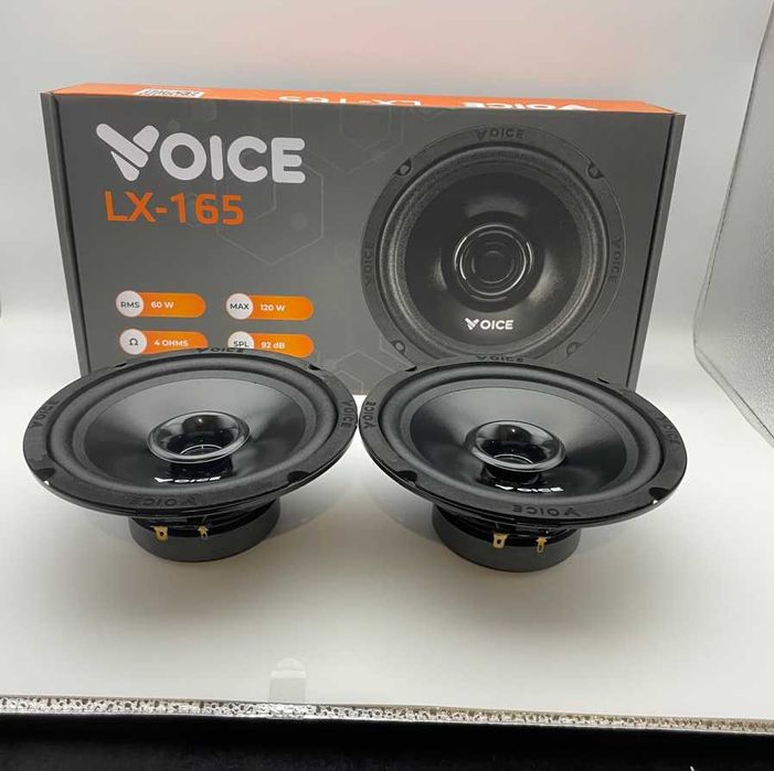 Динаміки в двері автоакустика voice lx 165мм 60 ват під магнітолу