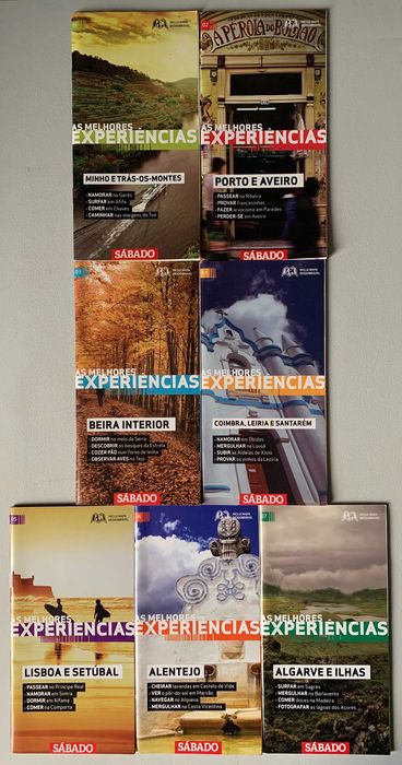 Guias Turísticos 'As Melhores Experiências' - volumes 1 a 7