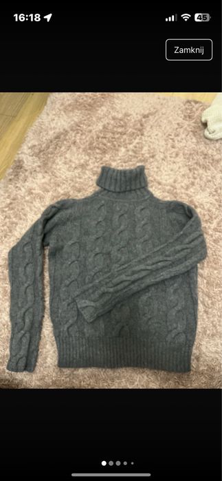 Kaszmirowy golf Windsor