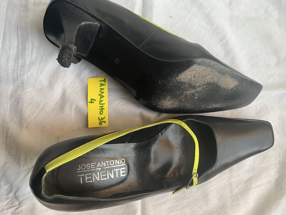 Sapatos e botas em pele n° 36 e 38