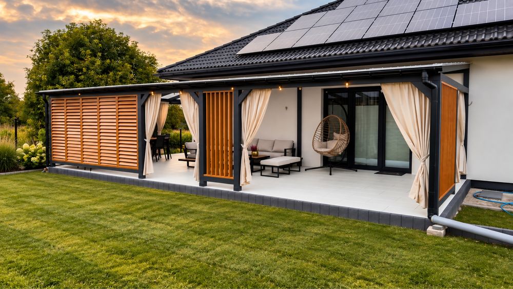 wiata || pergola || zadaszenie || weranda || taras poliwęglan bsh konstrukcja