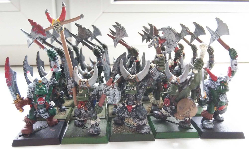 Orcs & Goblins Warhammer FB. Black Orcs, Czarni Orkowie, Old Warhammer