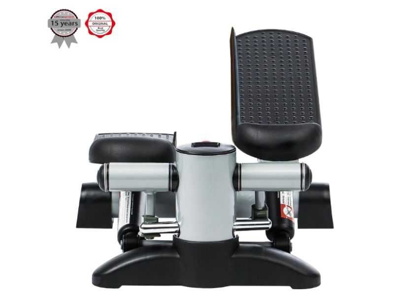 Міні степпер Ultrasport Swing Stepper з еспандерами фітнес тренажер