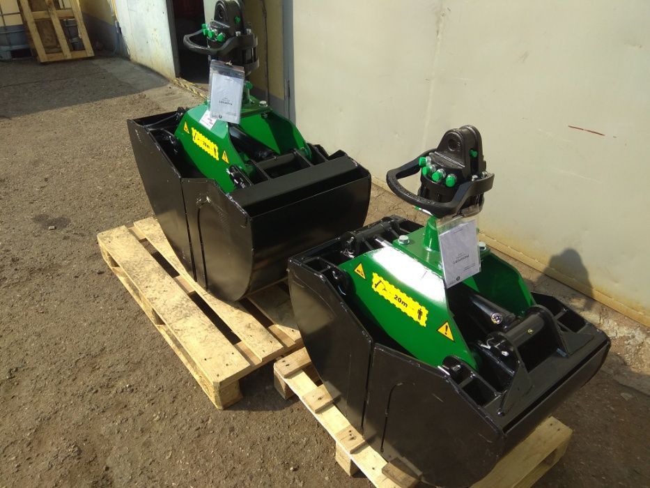 Łyżka do materiałów sypkich 130 L / łupina / chwytak + rotator 4.5 T