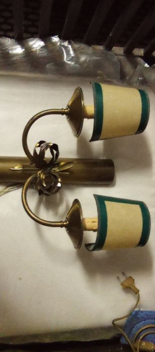 Candeeiro de parede em latão