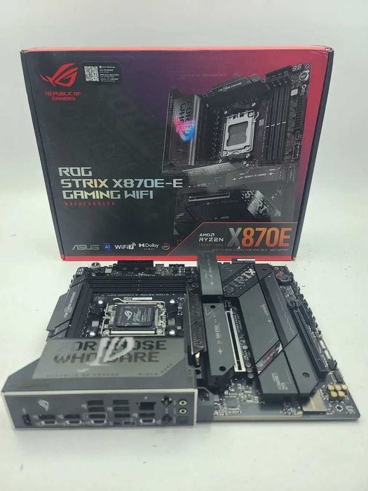Материнська плата Asus ROG STRIX X870E-E GAMING WIFI (sAM5, AMD X870E, PCI-Ex16)