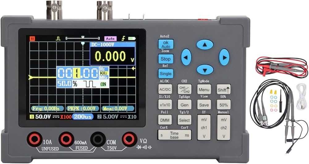 Oscyloskop Zeeweii DSO3D12 2x120/60Mhz multimetr generator 2sondy