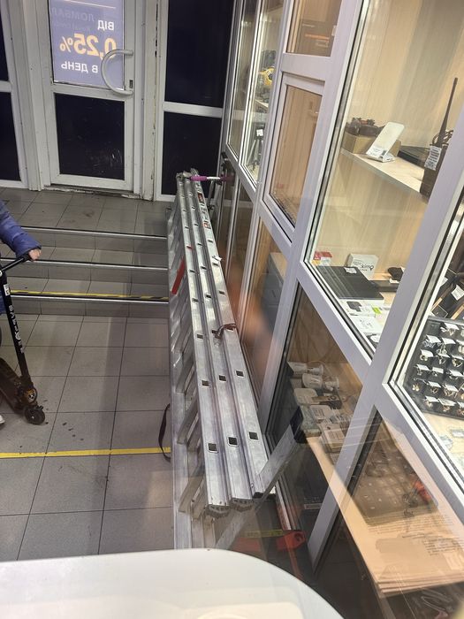 Драбина алюмінієва універсальна Dnipro-M CL-65 Pro