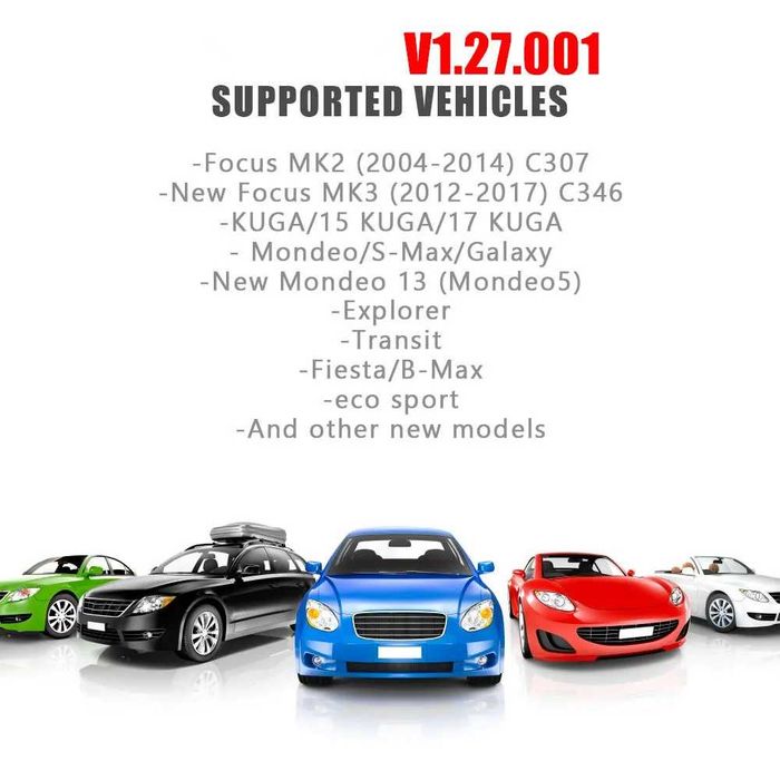 Автомобільний сканер UCDS Pro V1.27.001 для Ford + ПОДАРУНОК