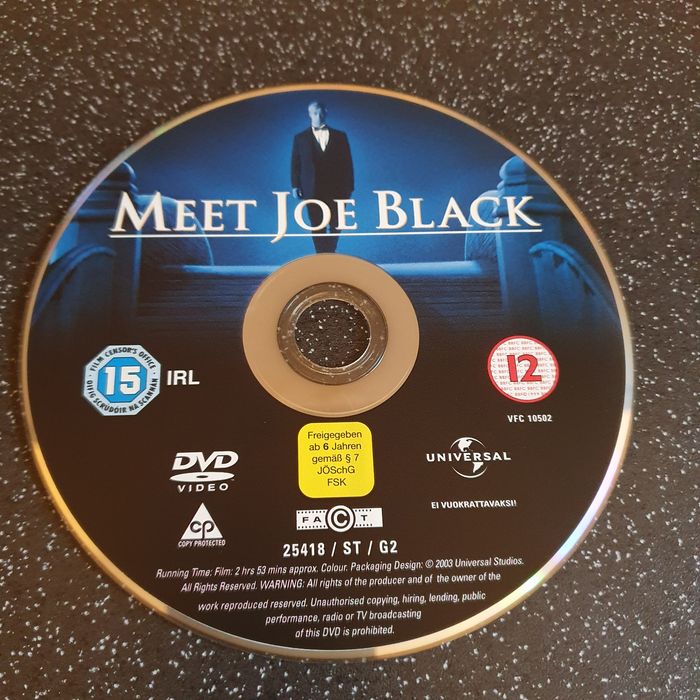 Płyta na DVD, Joe Black, z polskimi napisami