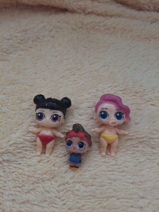 3 mini laleczki LOL