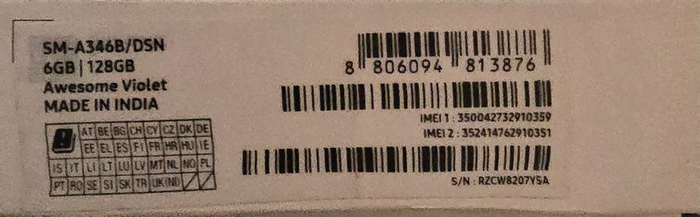 Samsung Galaxy A34 5G Telefon Smartfon