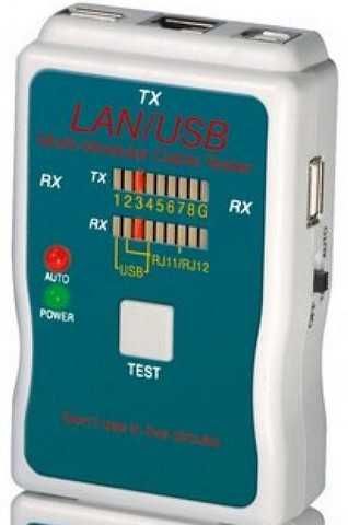 Profesionalny tester do kabli LAN/USB/telefon EQUIP 129964