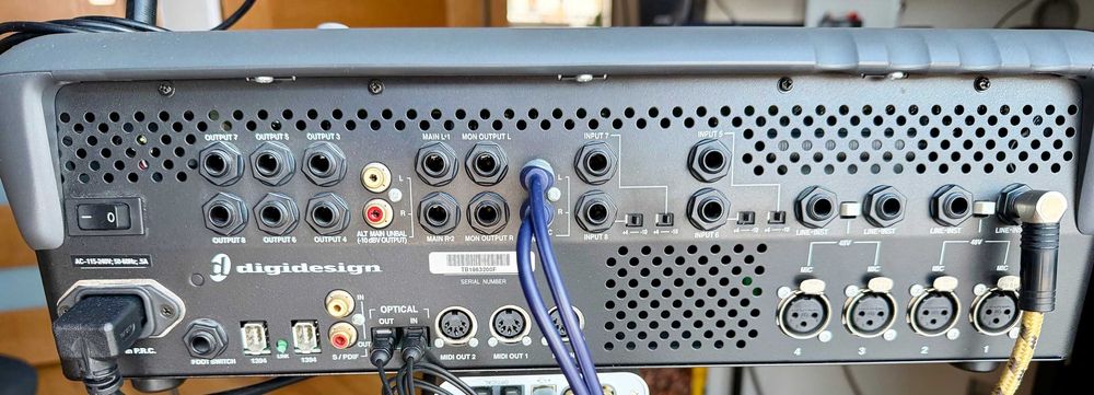 Cyfrowy mikser audio - interface ProTools Digidesign 002