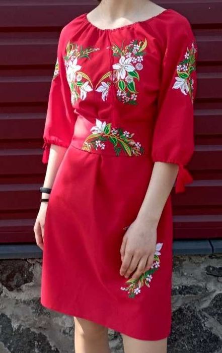 Вишиванка, сукня вишита, плаття вишите,універс.ррзміруXS S, M