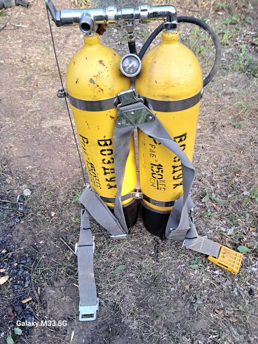 Акваланг авм5 працюючий балони