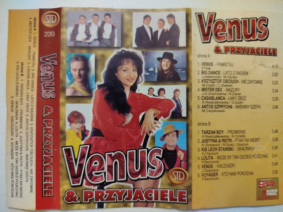 Venus & Przyjaciele kaseta STD Tarzan Boy Voyager Kis Big Dance Lolita