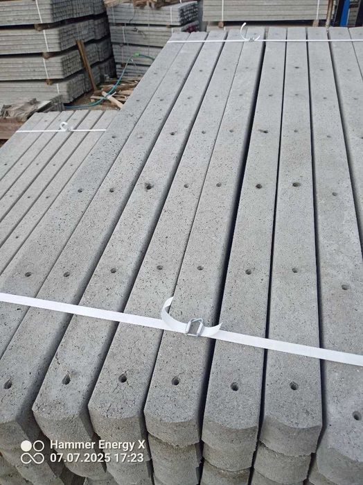 Słupki betonowe 2m2.20m.2.50m.2.75m Słupek betonowy 18zł Producent