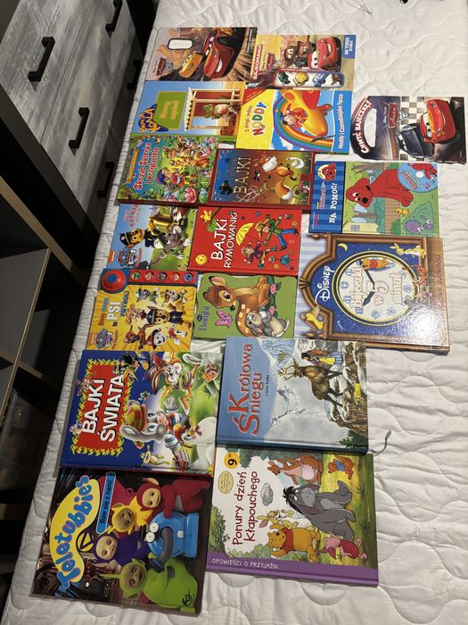 Zestaw ksiazek i bajek dla dzieci