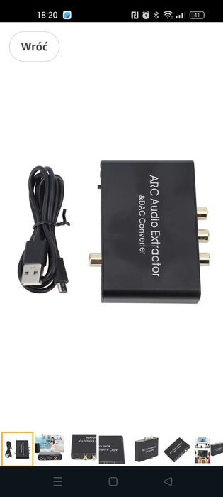 Wielofunkcyjny Konwerter Audio DAC 192 KHz, Wyciąg ARC