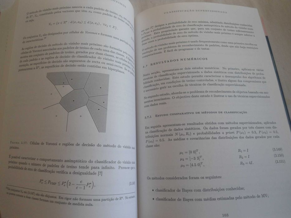 Reconhecimento de padrões-métodos estatísticos e neuronais