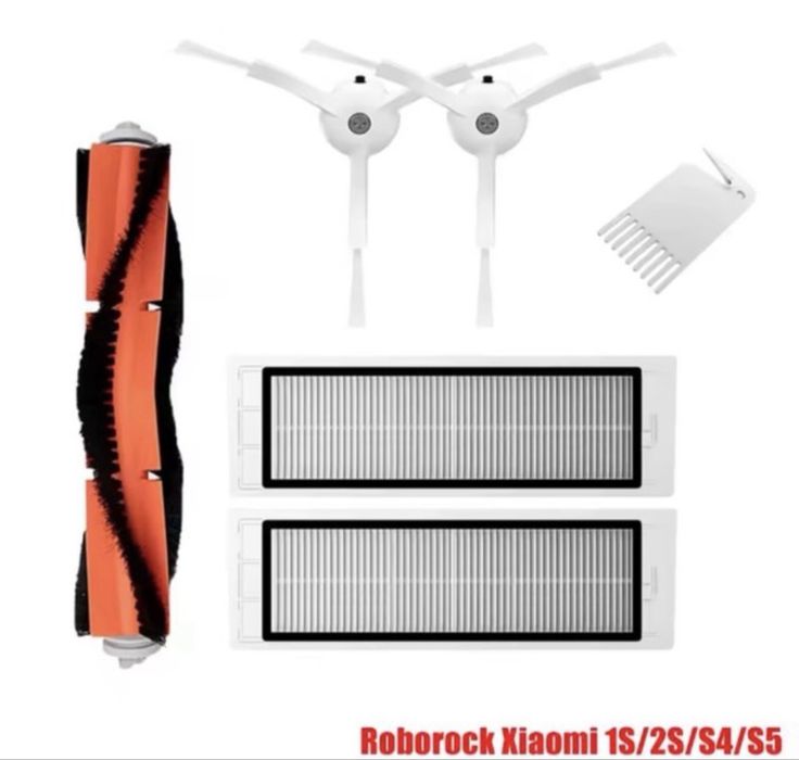 Kit Filtros e Escovas Robô Xiaomi 1S/S4/S5