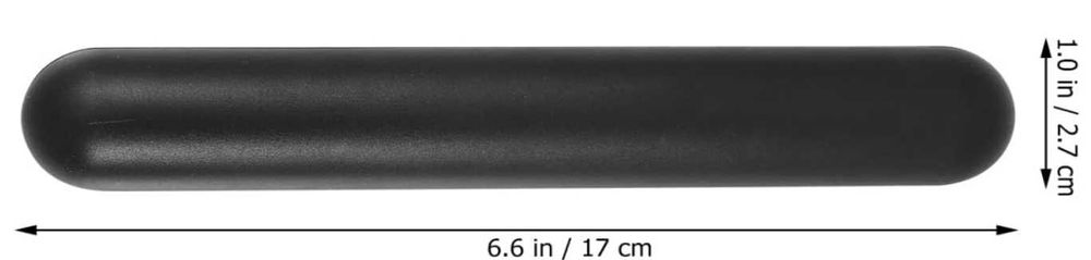 Silikonowy pałeczkowy ubijak do kawy / knock bar  17 cm – czarny