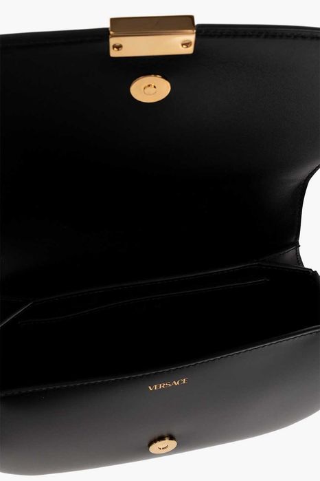 Versace Czarna  Torba na ramię ‘Greca Goddess’
