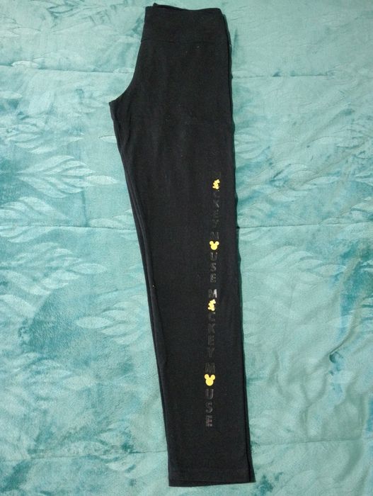 Leggings pretas Mickey