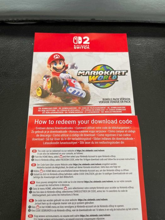 Mario Kart World Voucher