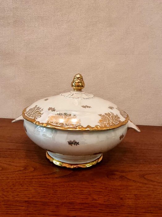 супница.  немецкий фарфор  мануфактуры Райхенбаха, Тюрингия