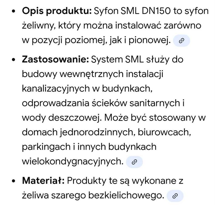 Syfon zeliwny 150