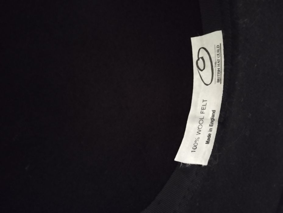 Chapéu/Capeline preto com 40cm de aba