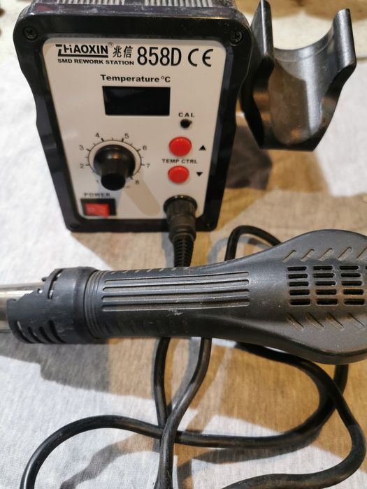 Stacja Zhaoxin 858D Dremel 300 kamera elektronika zestaw