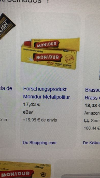 Pasta fina de polimento Monidur