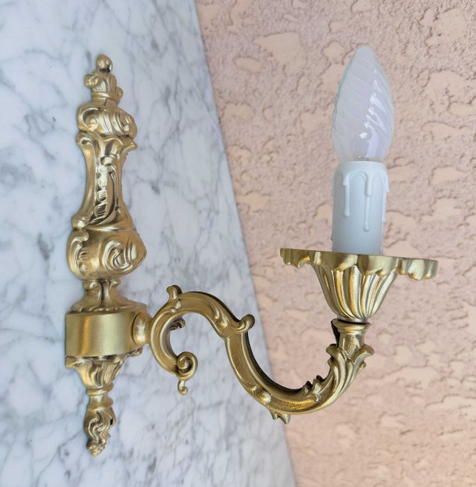 бра бронзові бра латунні бра из бронзы Испания пара бра бронзовые