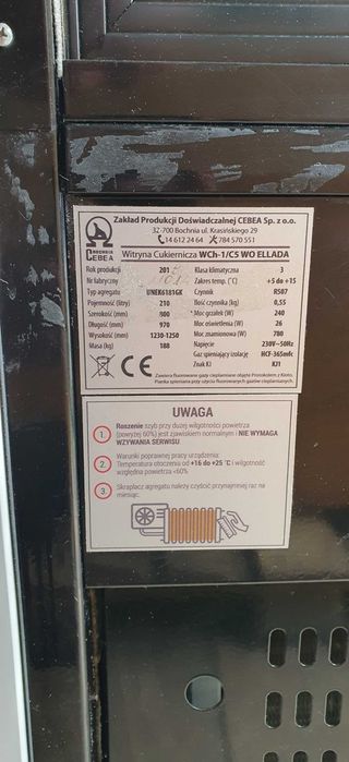 Witryna chłodnicza ELLADA